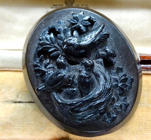 Antique victorian carved bird - victorian,