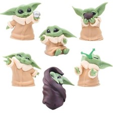 6pcs Baby Yoda Action Figure