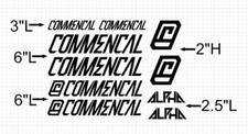 Commencal Frame Decals. Meta
