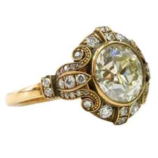 Vintage Art Deco Style 14K