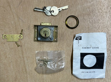 Union Brass Cabninet Cupboard / Till Lock J4138. New old stock