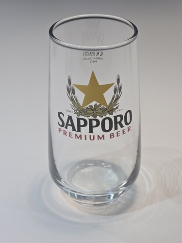 Sapporo pint glass m25 new - m25.,