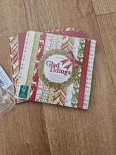 Glad Tidings 15cmx15cm Christmas Scrapbook Papers Dovecrafts