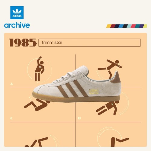 Adidas trimm star 2014 uk8 - adidas,