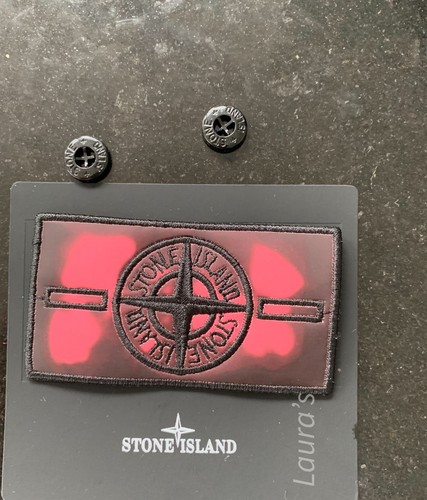 Stone island badge - stone, with