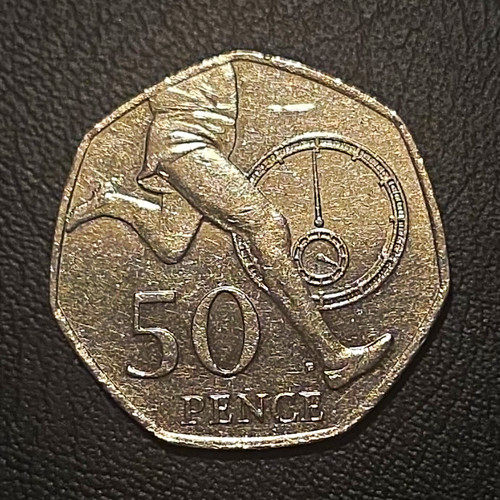 2004 50p coin - uk,
