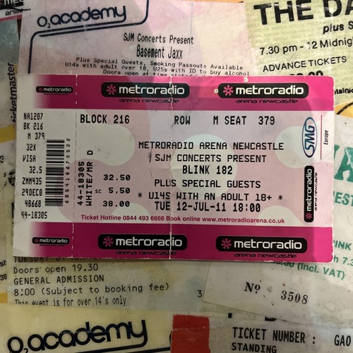 Blink 182 original gig - 182,