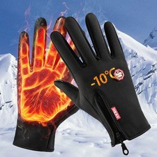 Winter Warm Gloves Thermal Windproof Cycling Anti-slip Ski TouchScren Waterproof