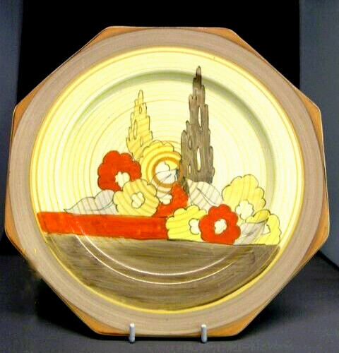 Clarice cliff superb - clarice, inch