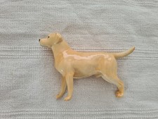 Beswick Vintage Golden / Yellow Labrador  Ceramic Dog Figurine - Made in England