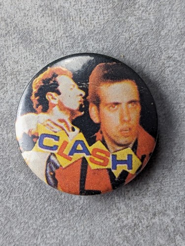 Vintage 80s clash - 80s, badge
