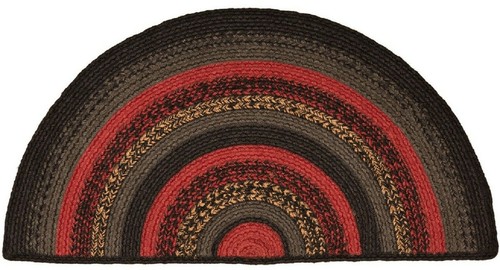 Braided hearth doorway rug - hearth, or