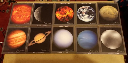 Solar system collectors cards - collectors,