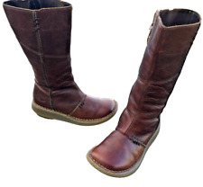 Dr Martens New Auth 10491 brown smooth leather boots UK 4 EU 37