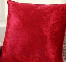 Crushed velvet cushion - crushed, covers