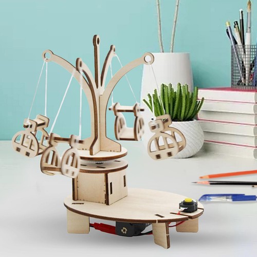 Wooden revolving chair - wooden,