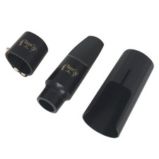 Alto Saxophone Mouthpiece with Cap and Ligature Sax Replacement Parts Durable