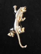 Vintage Gold Tone Panther
