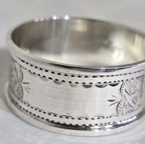 Antique sterling silver napkin