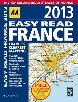 Easy read france 2013 road - aa, (road