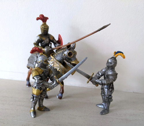 Schleich knights mounted - knights,