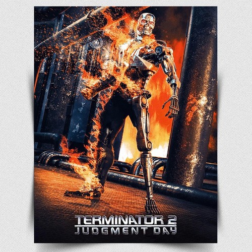 Terminator metal sign wall - metal,