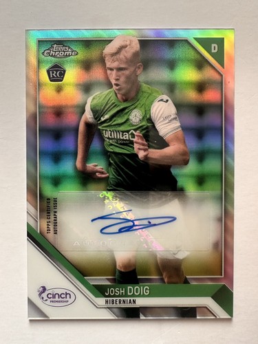 Josh doig hibernian topps - hibernian,
