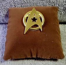 Star Trek logo Metal Badge Com badge Pin Badge Brooch Starfleet Emblem Insignia 