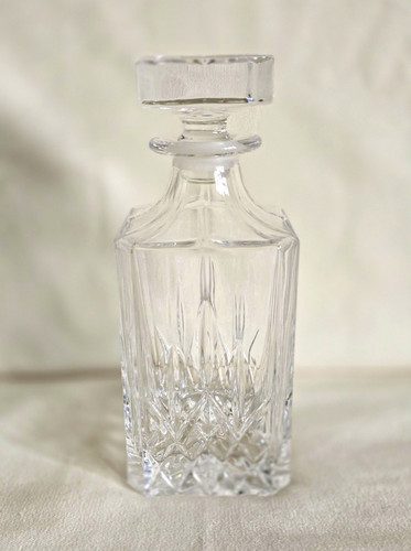 Vintage heavy cut crystal - heavy,