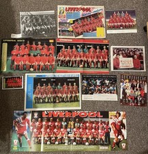 11x LIVERPOOL original Football Magazine Team Pictures Posters