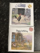 Set Of 2 Birthday Cards Gypsy