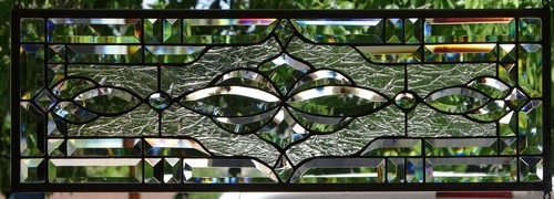 Stained glass transom window - stained,