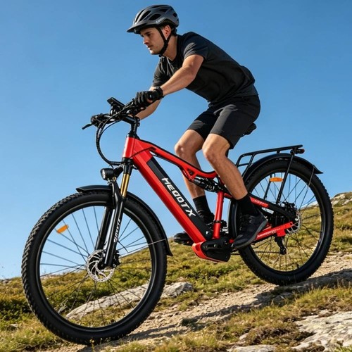 Electric mountain bicycle - mountain,