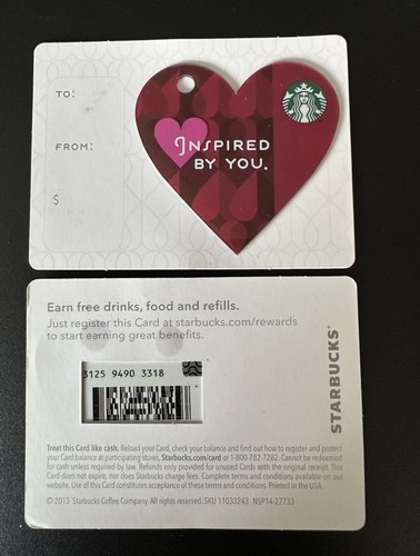 Starbucks card usa - card, 2014