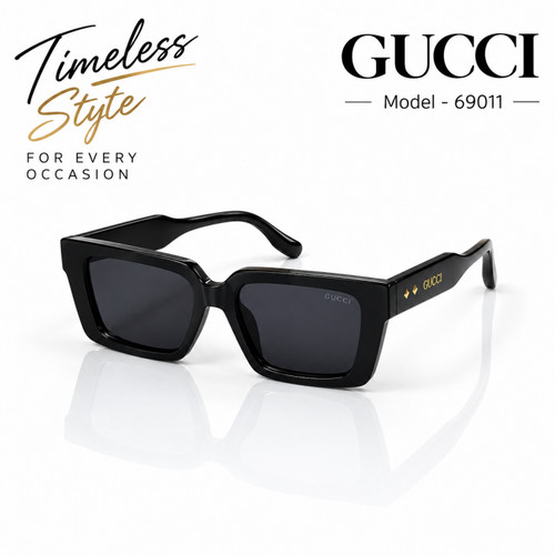 Gucci 69011 black square - gucci,