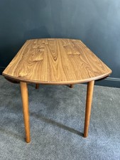 Vintage Retro Drop Leaf Dining Table By Dinette Formica Kitchen Table 