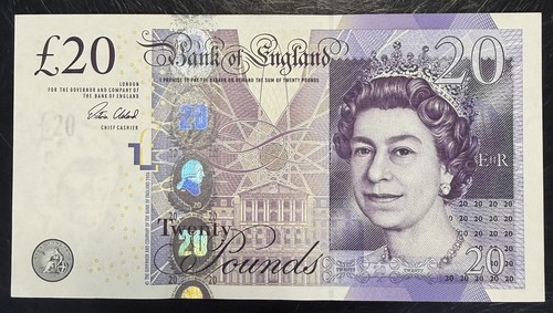 Old twenty pound note - old,