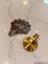 Shell Glass Silver Smoky