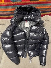 Moncler Maya Black Hooded Down