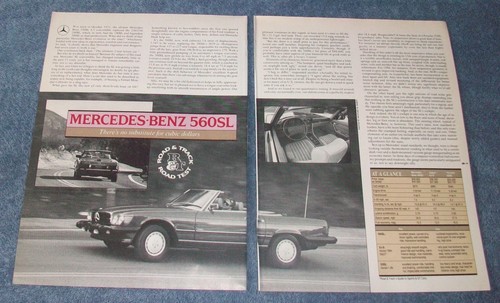 1986 mercedes benz 560sl - 1986,