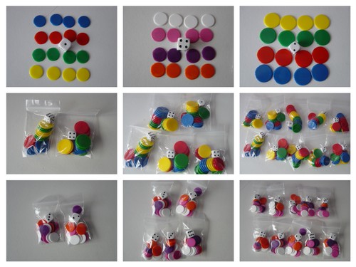 Counters and dice - and, packs