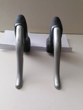 #103  Shimano 105 BL-1055 Aero Brake Levers Black Hoods Vintage Road Racing Bike