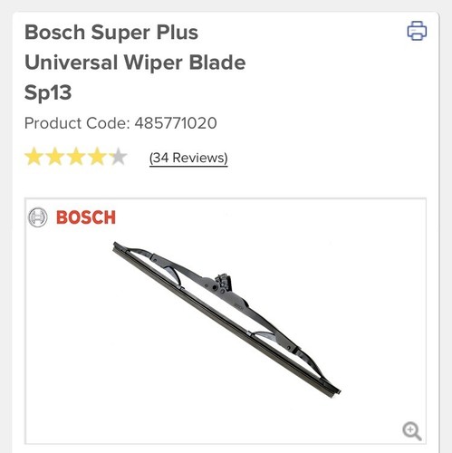 Bosch sp13 wiper - sp13,