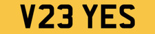 REYES NUMBER PLATE V23 YES