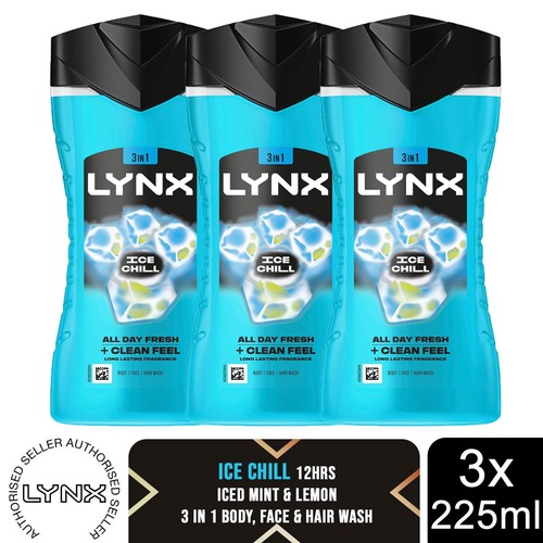 Lynx ice chill shower - gel, 225