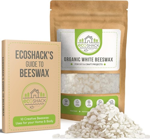 Organic white beeswax pellets - beeswax,
