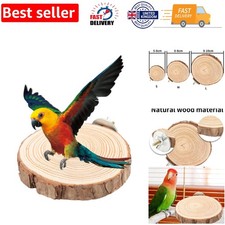 Versatile 10cm Wooden Parrot