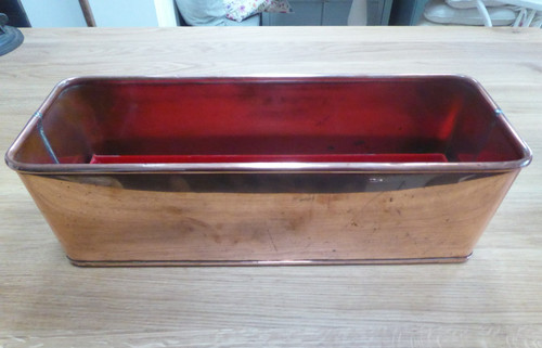 Vintage rectangular copper - rectangular,