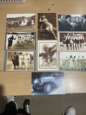 Nine Nostalgia Postcard Collectors Club Cards.