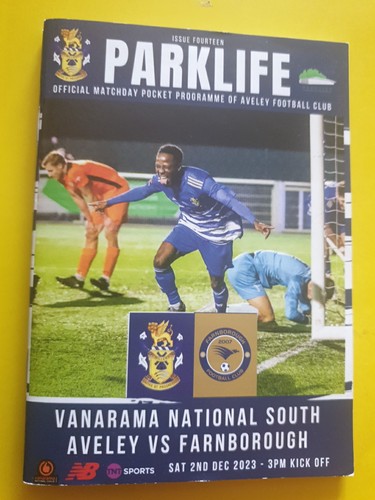 Aveley farnborough fc - farnborough,